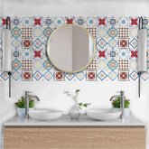 Tile Stickers Portuguese Tile Stickers - Mosaicowall Mosaicowall Portuguese Tile Stickers